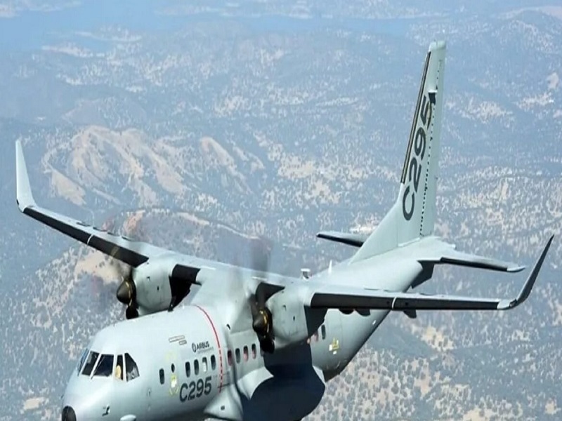 आज भारत की एयरबस C295 ने भरी पहली उड़ान